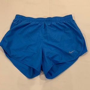 Blue nike shorts good condition